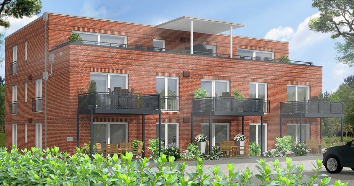 Neubau / Erstbezug - 8 Wohnungen in Pinneberg (Vermietet) - Schmuggerow